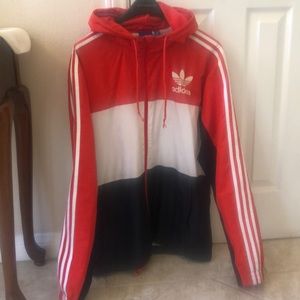 Adidas windbreaker Large
